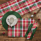 Sleigh Bell Plaid Table Runners-Lange General Store