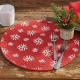 Snowflake Braided Placemats-Lange General Store