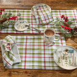 Snowman Plaid Placemats Set of 4