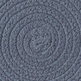 Solid Marine Blue Braided Placemats-Lange General Store