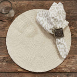 Solid Pebble Braided Placemats-Lange General Store