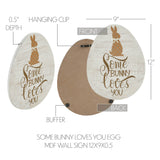 Some Bunny Loves You Egg Wall Sign-Lange General Store