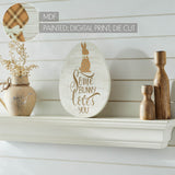 Some Bunny Loves You Egg Wall Sign-Lange General Store