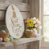 Some Bunny Loves You Egg Wall Sign-Lange General Store