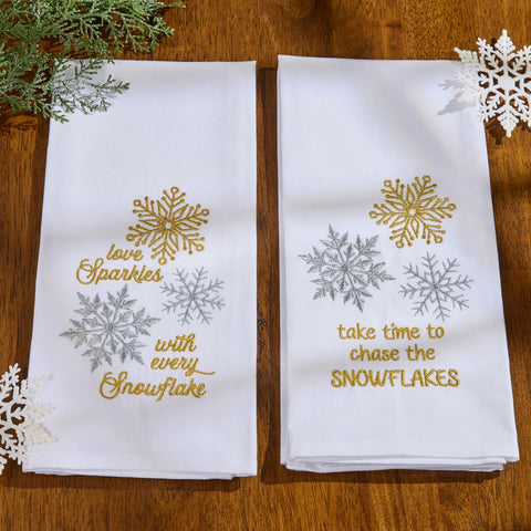 Sparkleflakes Dishtowels