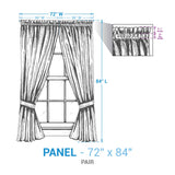 Spiceberry Long Panel Curtains-Lange General Store
