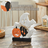 Spooky Jack-O-Lantern Wooden Ghost-Lange General Store