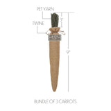 Spring In Bloom Bundle of 3 Carrots Natural-Lange General Store