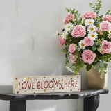 Spring In Bloom Love Blooms Here Wall Sign-Lange General Store