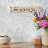 Spring In Bloom Love Blooms Here Wall Sign-Lange General Store