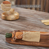Spring In Bloom Mini Burlap Sack with Carrot