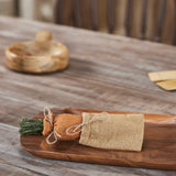 Spring In Bloom Mini Burlap Sack with Carrot-Lange General Store