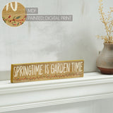 Spring In Bloom Springtime is Garden Time Sign-Lange General Store