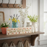 Spring In Bloom Stop And Smell The Flowers Wall Sign-Lange General Store
