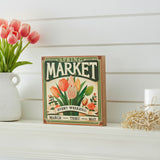 Spring Market Flowers Sale Block Sign-Lange General Store
