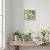 Spring Market Flowers Sale Block Sign-Lange General Store