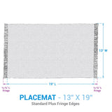 Stanton Black Placemats-Lange General Store