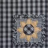 Stanton Black Sunflower Placemats-Lange General Store