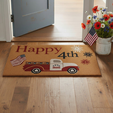 Star Spangled Truck Door Mat-Lange General Store