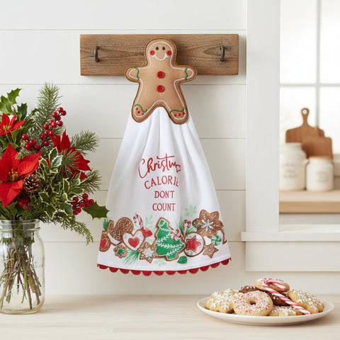 Sweet Ginger Hang-Up Kitchen Towel