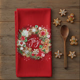 Sweet Ginger Joy Wreath Terry Towel