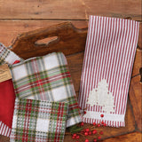 Tree Farm Ticking Stripe Dishtowel-Lange General Store
