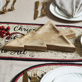 Tree-Shaped Natural Wooden Decorative Tray-Lange General Store
