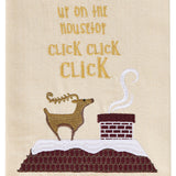 Up On The Housetop Dishtowels-Lange General Store
