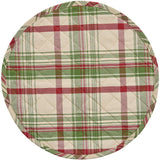Up On The Housetop Round Quilted Placemats-Lange General Store