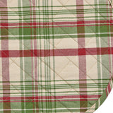 Up On The Housetop Round Quilted Placemats-Lange General Store