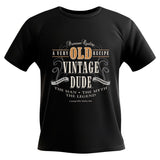 Vintage Dude T-Shirt Black-Lange General Store