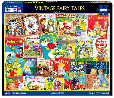 Vintage Fairy Tales Puzzle-Lange General Store