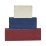 Vintage Old Glory w/Flag Block Sign-Lange General Store