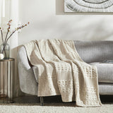 Waffle Weave Natural Throw-Lange General Store