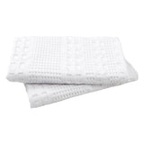Waffle Weave White Pillow Cover Set of 2-Lange General Store