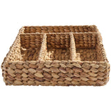 Water Hyacinth Cutlery Basket-Lange General Store