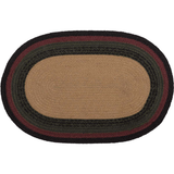 Wyatt Bear Braided Oval Rug-Lange General Store