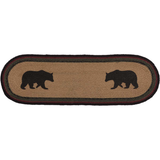 Wyatt Bear Oval Stair Tread Latex Rug-Lange General Store