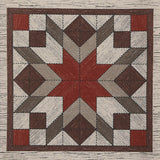 Weathered Barnboard Block Dishtowel-Lange General Store