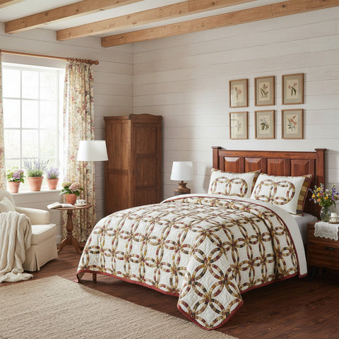 Wedding Rings Quilt Set-Lange General Store