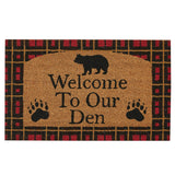 Welcome Bear Den Door Mat-Lange General Store