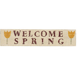 Welcome Spring Wooden Sign-Lange General Store
