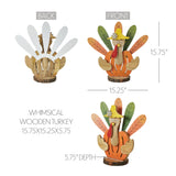Whimsical Wooden Turkey-Lange General Store