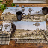 Windmill Farm Placemats Set of 4-Lange General Store