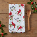 Winterberry Bird Terry Towel