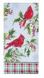 Winterberry Cardinal Terry Towel