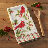 Winterberry Cardinal Terry Towel