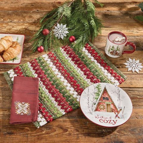 Wintergreen Chindi Placemats-Lange General Store