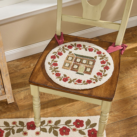 Wolden Manor Hooked Chair Pad-Lange General Store