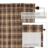 Woodland Brown Panel Curtains-Lange General Store